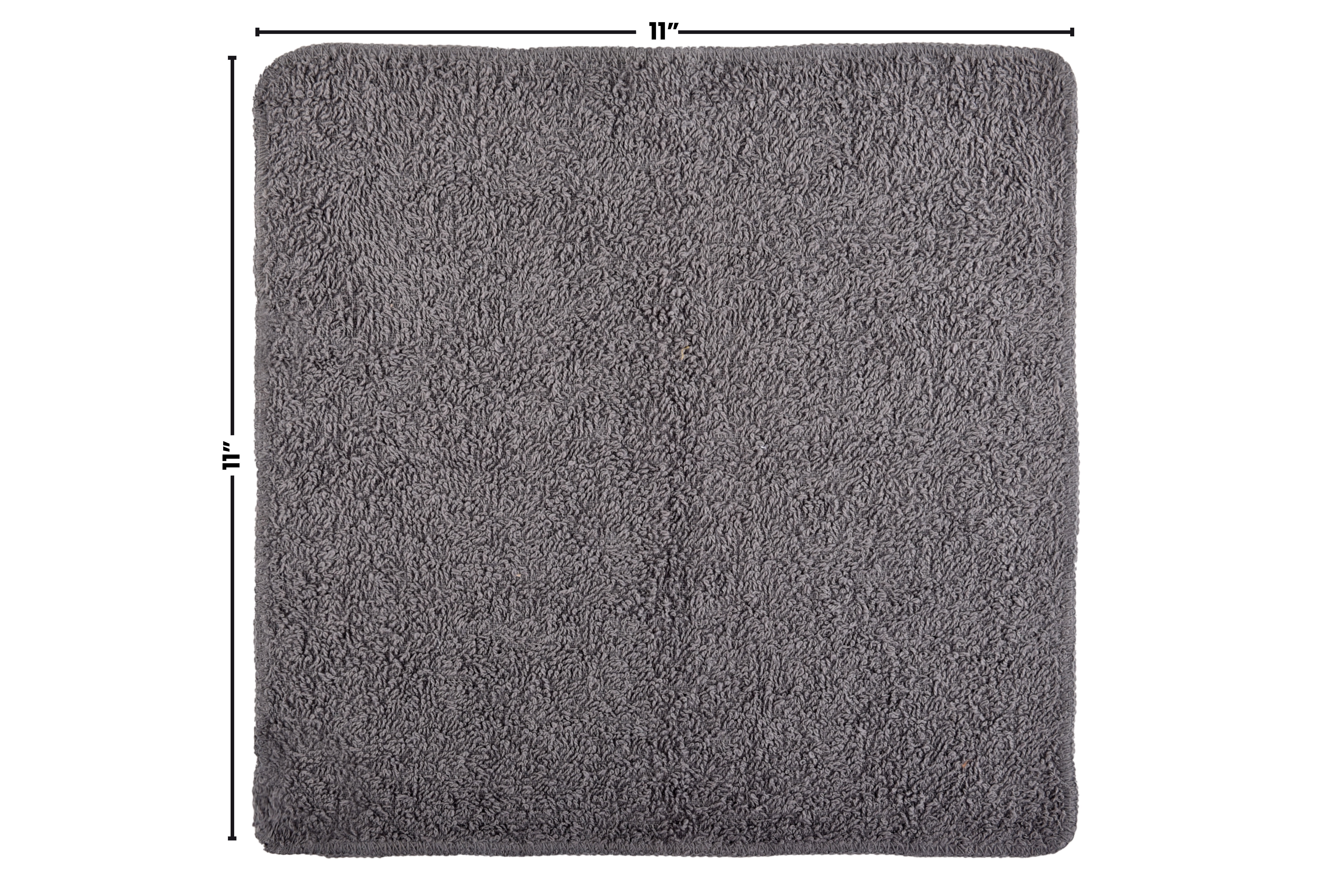 Mainstays 18-Pack Washcloth Bundle, Grey Multi