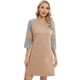 thumbnail image 4 of Camisones con cuello redondo para mujer, ropa de dormir lisa, lencería Sexy, vestido de casa, 4 of 4