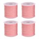 thumbnail image 1 of CORDÓN DE NYLON REGALWOVEN 4 Rollos 45 Yardas 0.8mm Hilo de Satén para Hacer Pulseras, Rosa Claro, 1 of 6