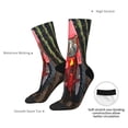 thumbnail image 4 of Yiaed farm work Print Great elasticity Crew Socks Sports socks for Men and Women, 4 of 6