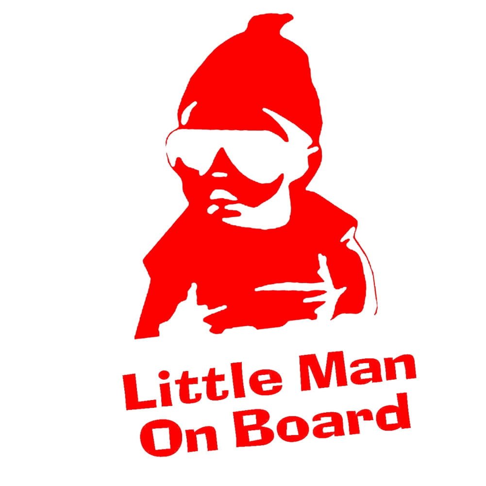 Adesivo per auto Little Human On Board, adesivo in vinile