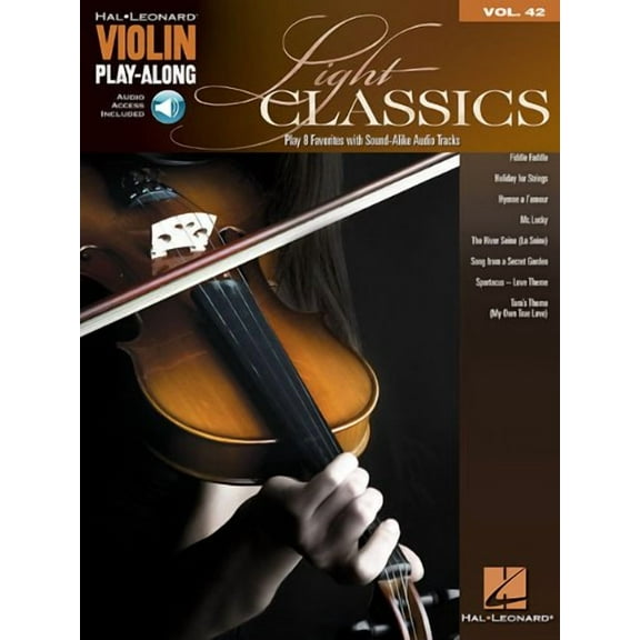 Light Classics: Violin Play-Along Volume 42