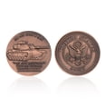 thumbnail image 2 of Moneda conmemorativa M60 Patton Tank, bronce envejecido, hierro, 35 g, 2 of 3