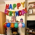 thumbnail image 5 of Kit de globos metálicos con letras Happy Birthday  colores Mix, 5 of 5