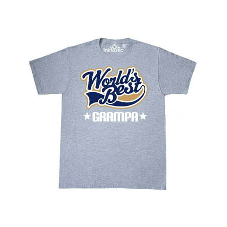 Worlds Best Grampa Fathers Day Gift T-Shirt (Best In The World Shirt)