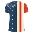 thumbnail image 4 of 4th of July Tshirt Mens Patriotic T-Shirt Men Independence Day T-Shirt Mens American Flag Shirt Summer Fashion Casual Men's Round Neck Printed T-Shirt Top, 4 of 5