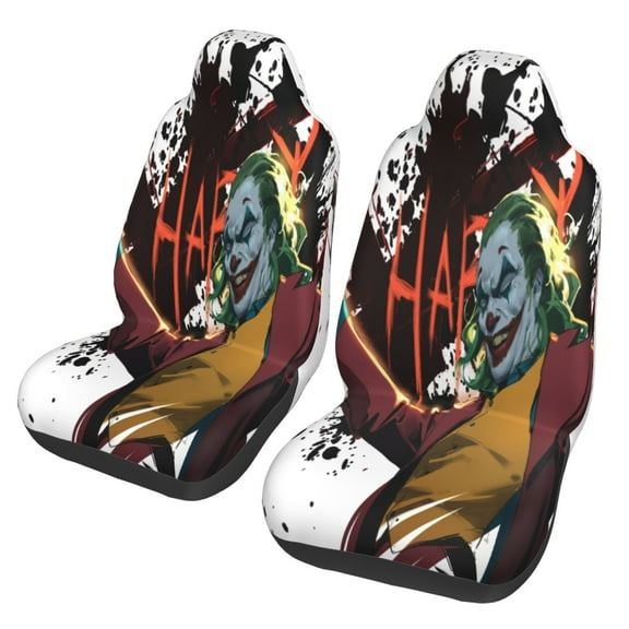 Joker Car Seat Cover for Front Seat Cushion Protectors 2 Pcs Car Accessories Bucket Seat Covers
