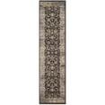 thumbnail image 3 of SAFAVIEH Vintage Roseann Traditional Area Rug, Black/Ivory, 8' x 11', 3 of 5
