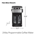 thumbnail image 2 of Hamilton Beach 12 Cup Programmable Coffee Maker, FrontFill Drip Coffee Maker, 2 of 8