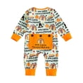 thumbnail image 5 of YDFCWXW Baby Girl Boy Halloween/Thanksgiving Long Sleeve Pumpkin/Turkey Romper Zipper Jumpsuit 0-12M (Green, 3-6 Months), 5 of 6