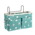thumbnail image 1 of Organizador colgante, carga fuerte, ahorro de espacio, antideformación, junto a la cama, cesta de almacenamiento con gancho duradero para hacer, 1 of 5