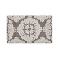 thumbnail image 4 of Better Trends 21" x 34" Bathroom Rugs 100% Cotton Soft Water Absorbent Non Slip Bath Mat Machine Washable Rug (Beige) Medallion Collection, 4 of 6