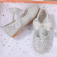 thumbnail image 4 of Toddler Flower Girl Dress Shoes Non-slip Sequin Princess Costumes Flats Shoes, 4 of 6