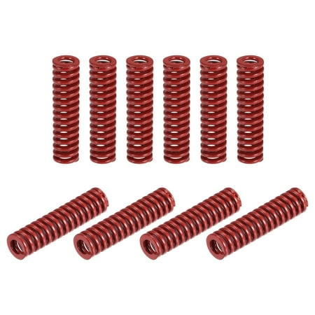 

Die Spring 10 Pack 8mm OD 35mm Long Stamping Medium Load Compression Red