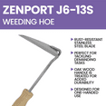 thumbnail image 4 of Zenport J6-13S Weeding Hoe, 10-Inch, Beige, 4 of 5