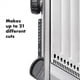 thumbnail image 4 of Mandolina de Cocina OXO SteeL 3114000 Acero Inoxidable Cortes Rectos Ondulados y Juliana OXO NA, 4 of 5