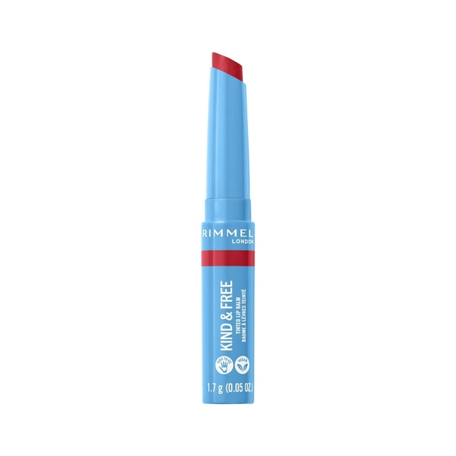 Bálsamo labial con color Rimmel Kind & Free 005 Turbo Red 4 ml