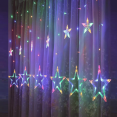 thumbnail image 4 of Serie Navideña Cortina Luz Led Estrella Estrella, 4 of 5