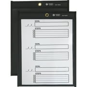 Business Source, BSN99945, Black Backing Shop Ticket Holder, 25 / Box, Black