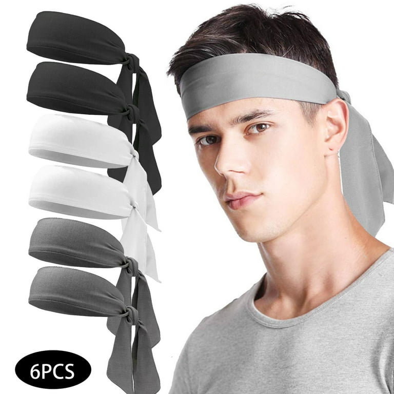SJENERT Head Tie Tennis Tie Unisex Dry Hair Band Sport Tie Back
