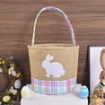thumbnail image 1 of Decoraciones de Pascua, adornos de Pascua, regalos de Pascua, cesta de regalo de Pascua para niños de lana de lino, bolsa de dulces, bolsas de dulces de lino, 1 of 8