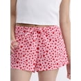 thumbnail image 2 of No Boundaries Woven Sleep Shorts, 1.5'' Inseam, Women’s, 2 of 5