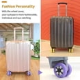 thumbnail image 4 of 4 Pcs Housses de Roues de Valise en Silicone, Housse de Protection pour Roues de Valise de Remplacement, Housses de Roues en Caoutchouc pour Vos Valises Ou Roulettes de Chaise de Bureau, Durables et Réduisant le Bruit, 4 of 12