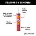 thumbnail image 4 of Lippert Components 862157 10.3 oz Tube 1010 Low VOC Non-Sag Sealant, White, 4 of 8