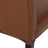 thumbnail image 2 of Noble House Motson Contemporary Upholstered Dining Chairs, Set of 2,Cognac Brown, 2 of 7