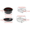 thumbnail image 6 of Rear Brake Tools Fryer Air 8 Cake Baking Basket Accessories Fryer For Pizza Set Electric Piece Tools & Home Improvement, 6 of 9