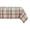 Orange & Grey, variant on Autumn Afternoon Plaid Tablecloth 60X104