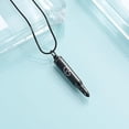 thumbnail image 4 of Bullet Shape Urn Necklaces for Ashes Heart & Paw & Deer Container Pendant Stainless Steel Keepsake Holder Ashes for Pet Human Memorial Cremation Jewelry, 4 of 7