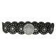 thumbnail image 4 of Cinturón de vaquero occidental jinwen de cuero PU para mujer Plata 105 cm 9 cm, 4 of 8