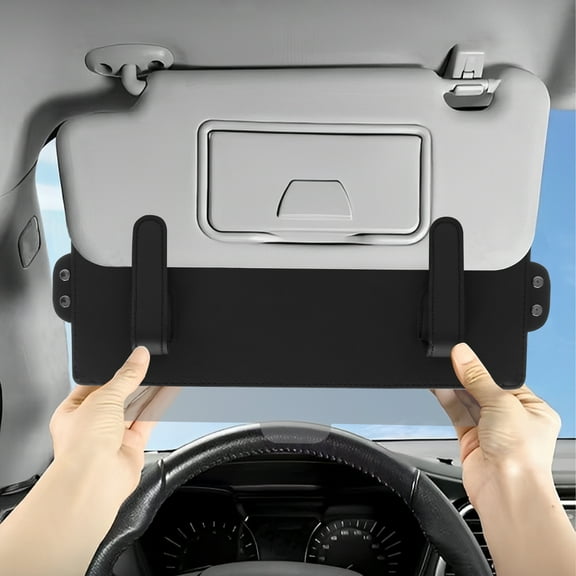 LINFANG Universal Car Sun Visor Extender Adjustable Sun Visor Extender Anti-Impact Sun Blocker for Anti-Glare, Automotive Vehicle Safe Driving