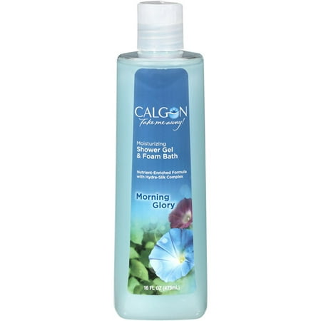 Calgon Morning Glory Shower Gel & Bath Foam, 16 oz