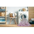 thumbnail image 2 of Ahgly Company Machine Washable Indoor Rectangle Transitional White Smoke Area Rugs, 2' x 5', 2 of 7