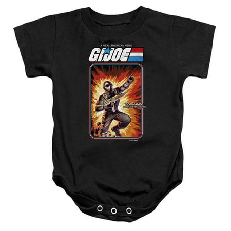 

Trevco HBRO911-SS-3 G.I. Joe & Snake Eyes Card-Infant Snapsuit Black - Large - 18 Month