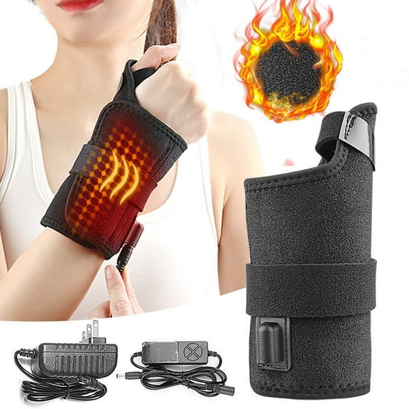Heated Wrist Protector for Cold Weather, Lightweight Polyester Warm Gloves with Adjustable Temperature, Perfect for Biking, Skiing & Outdoor Activities