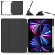 thumbnail image 2 of RV Funda para iPad ipad pro11 (2021/2020), funda de cuero veteado de PU con soporte y función de activación/suspensión automática Rojo Verde, 2 of 4
