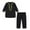 O-Black8844, variant on CUZIBR Boys Long Sleeve Robe Suit Teenage Embroidered Robe Suit Arab Children Wear Out Wear Soft Dailywear For Toddler