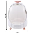 thumbnail image 2 of Coofit Makeup Organizer Plastic Portable - LED Cosmetic Holder Large Makeup Drawer Box, 2 of 10