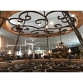 thumbnail image 3 of Two Tier Ridge Line 56" Chandelier, 3 of 4