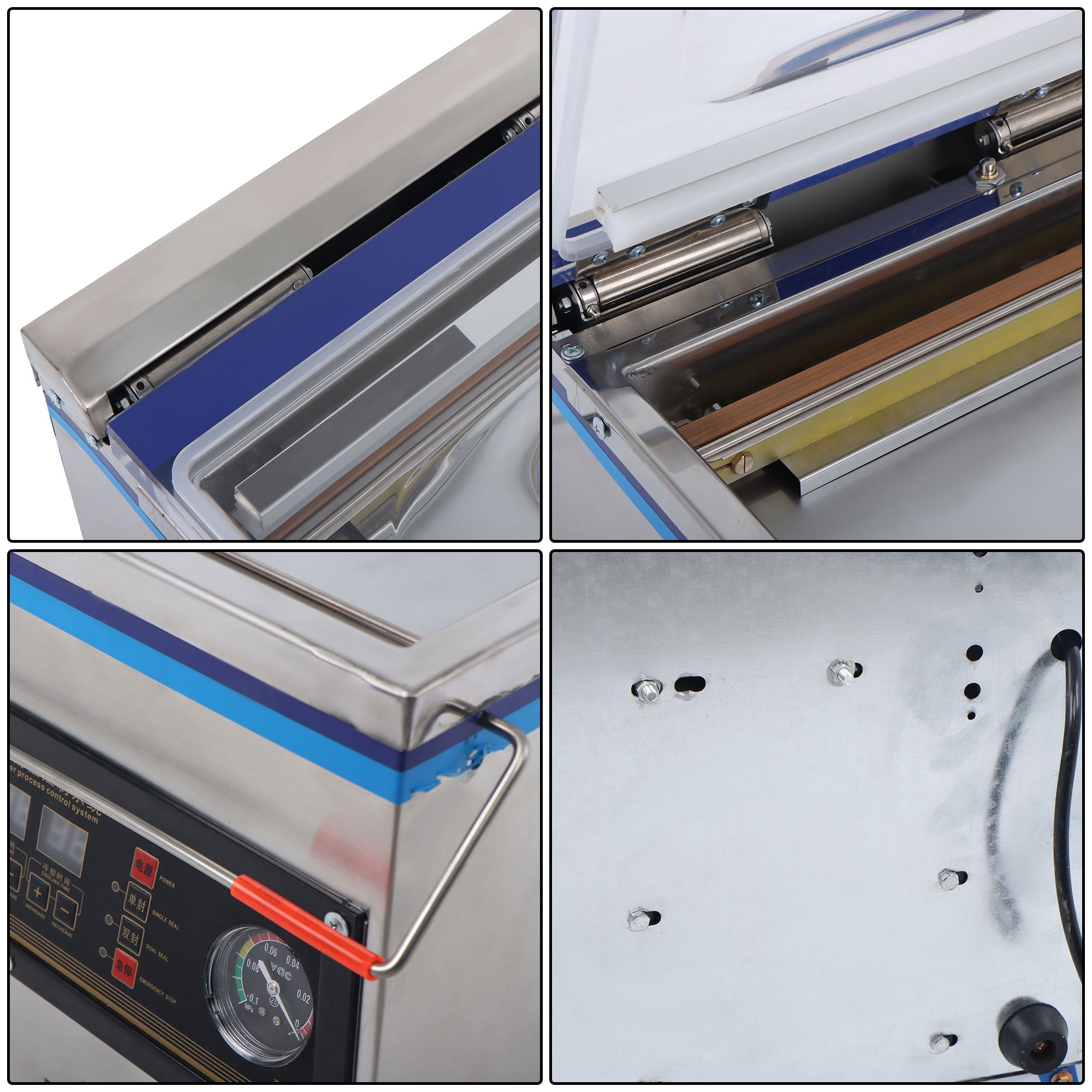 DZ-260C Vacuum Machine Has a Pump Speed of 6.5m³/h and a Double Seal of 320W Which Home and Business