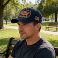 thumbnail image 2 of Baseball Cap Everyday Wear With Classic Anniversary Embroidery Adjustable Snapback Hat Sports Style, 2 of 5