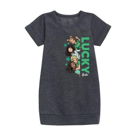 

Barbie - Group Lucky - Toddler And Youth Girls Fleece Dress