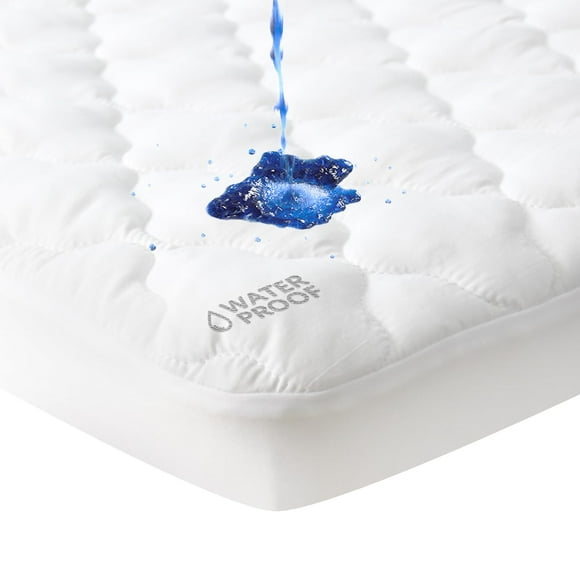 Moonsea Waterproof Pack and Play Sheets Compatible with 4moms Breeze Plus Playard &amp; Breeze GO Playard, Pack and Play Mattress Pad, Pack and Play Sheets Fitted, White, 2 Pack
