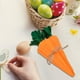 thumbnail image 3 of 6x Adornos de zanahoria de Pascua falsos Accesorio de decoración Macarena zanahoria de pascua, 3 of 8