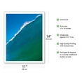 thumbnail image 2 of Cresting Ocean Wave - Hawaii - From an Original Color Photograph by Paul Topp - Fine Art Matte Paper Print (Unframed) 11x14in, 2 of 4
