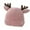 Pink, variant on Gpaecead Christmas Toddler Baby Trendy Cute Boys And Girls Knitted Solid Color Hat Red