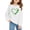 White, variant on Otqutp Girls St Patricks Day Sweatshirt Cute Crewneck Irish Clove𝐫 T-Shirt Long Sleeve Pullover Sweater Teens Saint Patty's Outfit
